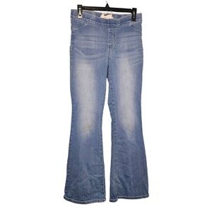 Altar'd State Women's Luttrell Flare Leg Pull On Jeans Size S Victoria Wash